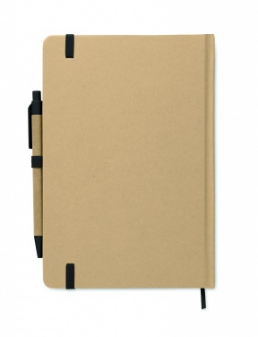 Logo trade promotional gifts image of: A5 notebook in recycled carton
