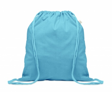Logo trade promotional item photo of: Recycled 140 gr/m² cotton bag