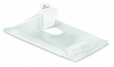 Logo trade business gifts image of: Wet wipes