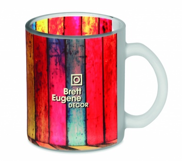 Logotrade promotional product image of: Glass sublimation mug 300ml