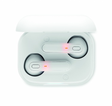 Logo trade promotional merchandise photo of: TWS earbuds with charging base