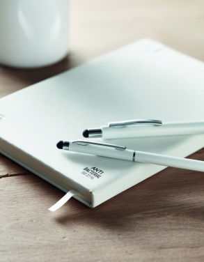 Logotrade promotional merchandise photo of: Antibacterial stylus ballpen