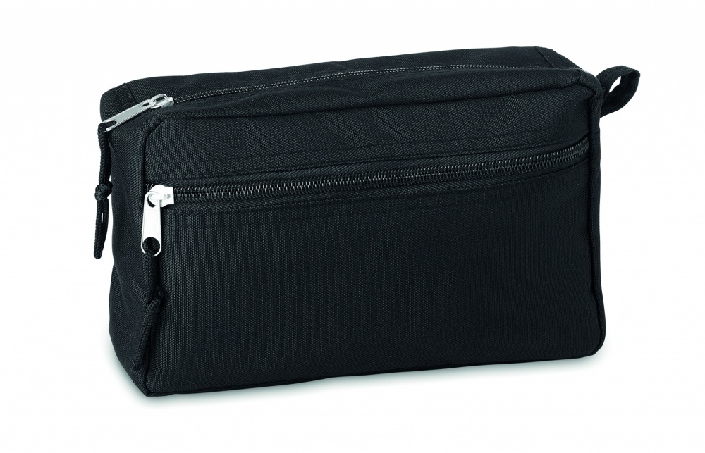 Logotrade promotional gift picture of: 600D RPET toilet bag