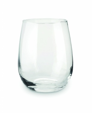 Logo trade promotional giveaway photo of: Stemless glass in gift box