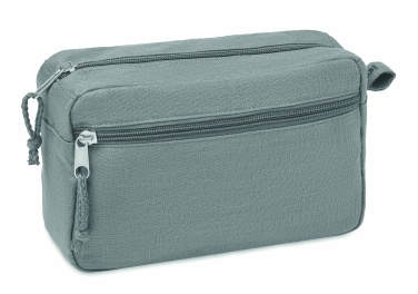 Logo trade advertising products image of: Hemp toilet bag hemp 200 gr/m²