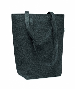 Logo trade business gifts image of: RPET felt shopping bag