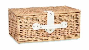 Logo trade promotional items image of: Wicker picnic basket 2 people