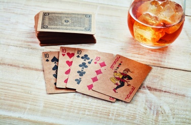 Logo trade promotional giveaways image of: Recycled paper playing cards