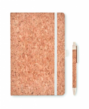 Logotrade business gifts photo of: A5 cork notebook with pen