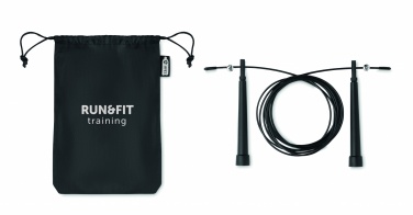 Logo trade advertising products image of: Speed jumping rope RPET pouch