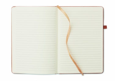 Logo trade promotional gift photo of: Recycled Leather A5 notebook