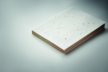 Logo trade business gifts image of: Grass/seed paper memo pad
