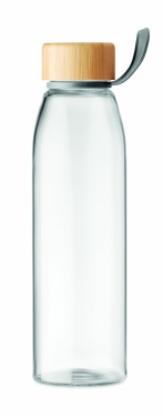Logo trade advertising products image of: Glass bottle 500 ml