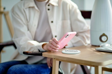 Logo trade promotional items image of: ABS wireless charger 10W