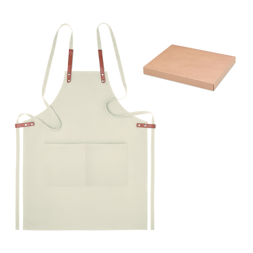 Logo trade promotional giveaway photo of: Organic cotton apron 340 gr/m²