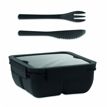 Logotrade business gift image of: Lunch box with cutlery 600ml