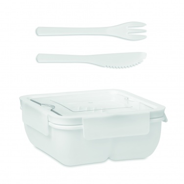 Logotrade advertising product image of: Lunch box with cutlery 600ml