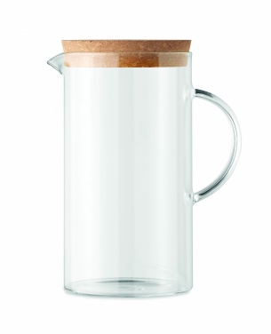 Logotrade advertising products photo of: Borosilicate glass decanter 1L