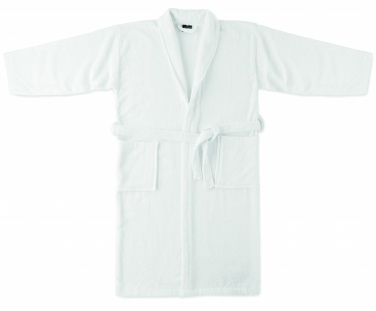 Logo trade promotional merchandise picture of: Bathrobe organic cotton XL/XXL