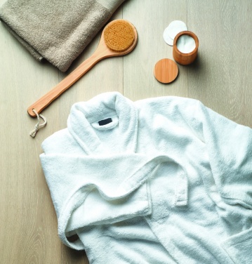 Logotrade corporate gift image of: Bathrobe organic cotton XL/XXL