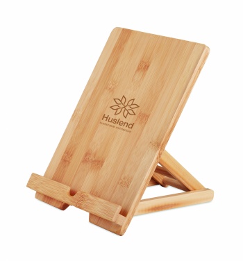 Logo trade corporate gift photo of: Bamboo tablet stand TUANUI