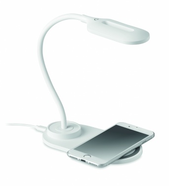 Logo trade corporate gifts picture of: Desktop light and charger 10W