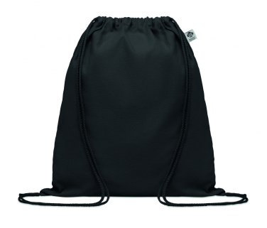 Logotrade promotional item image of: Organic cotton drawstring bag