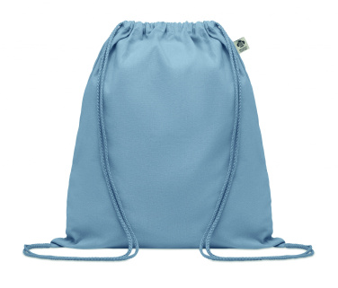 Logotrade promotional product image of: Organic cotton drawstring bag