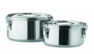 Logotrade promotional giveaway picture of: Set of 2 stainless steel boxes