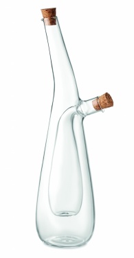 Logo trade promotional gifts image of: Glass oil and vinegar bottle