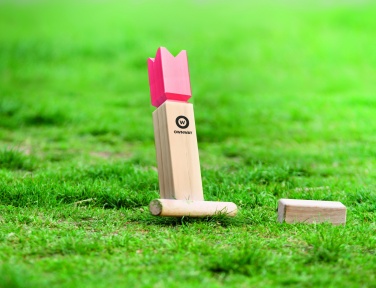 Logo trade advertising products image of: Pinewood outdoor throwing game