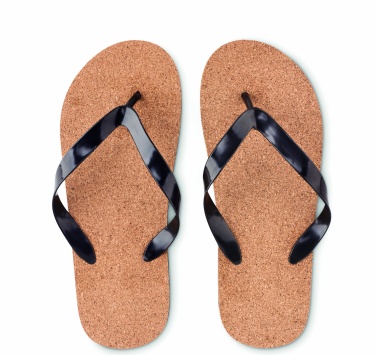 Logo trade promotional gift photo of: Cork beach slippers M