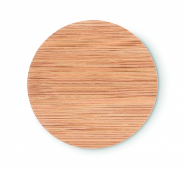 Logo trade promotional gift photo of: Bamboo make-up mirror