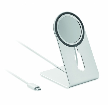 Logo trade promotional merchandise picture of: Portable magnetic charger 15W