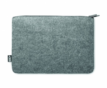 Logo trade promotional item photo of: RPET felt zipped laptop bag