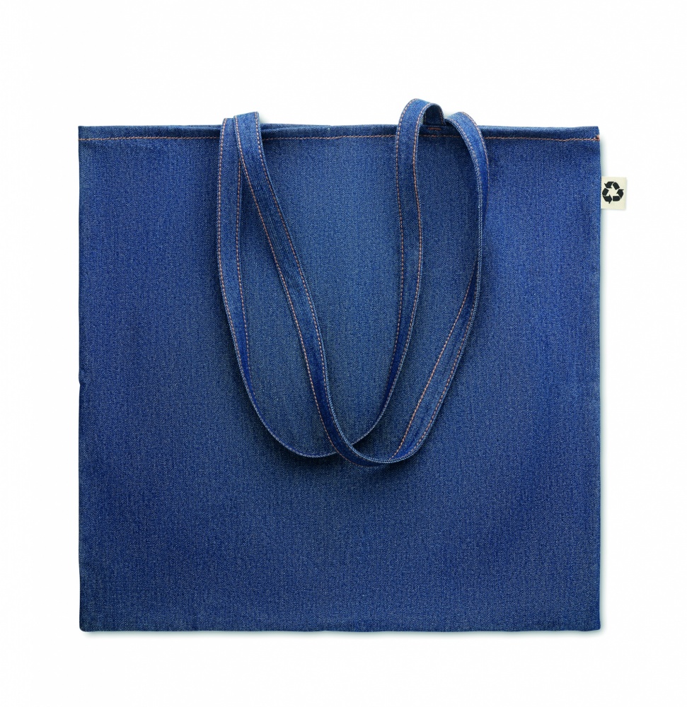Logo trade promotional gifts picture of: Recycled denim shopping bag