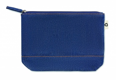 Logotrade corporate gift picture of: Recycled denim cosmetic pouch
