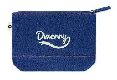 Logotrade promotional gifts photo of: Recycled denim cosmetic pouch