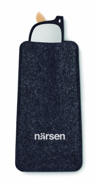 Logo trade advertising products picture of: RPET felt glasses case