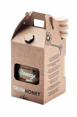 Logo trade promotional products picture of: Wildflower honey jar set 50gr