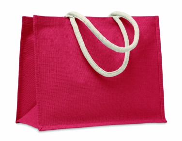 Logo trade promotional product photo of: Jute bag with cotton handle