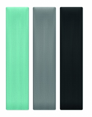 Logotrade promotional product picture of: Set of 3 fitness bands in pouch