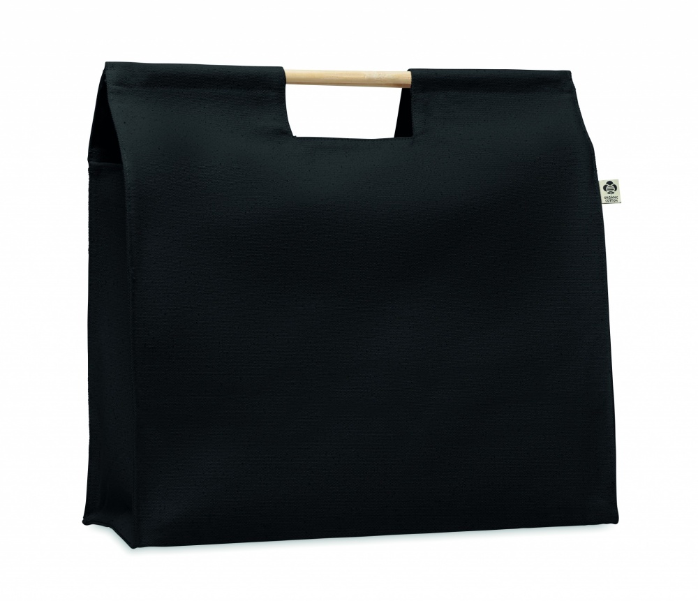 Logo trade promotional merchandise picture of: Organic shopping canvas bag