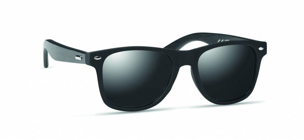 Logo trade corporate gifts image of: Sunglasses with bamboo arms NARVA