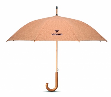 Logo trade promotional gifts picture of: 25 inch cork umbrella