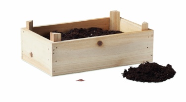 Logotrade promotional gift picture of: Tomato kit in wooden crate