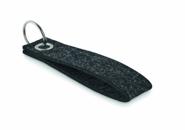 Logo trade promotional product photo of: RPET felt key ring Hämeenlinna