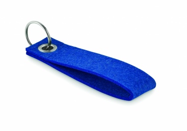 Logotrade promotional item picture of: RPET felt key ring Hämeenlinna