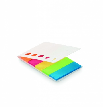Logotrade promotional giveaway image of: Seed paper page markers pad