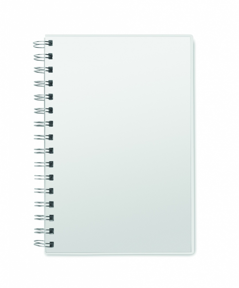 Logotrade promotional product picture of: A5 RPET notebook recycled lined